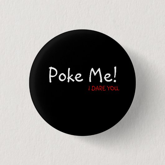 Ik ben je gek geworden. ronde button 3,2 cm (Voorkant)