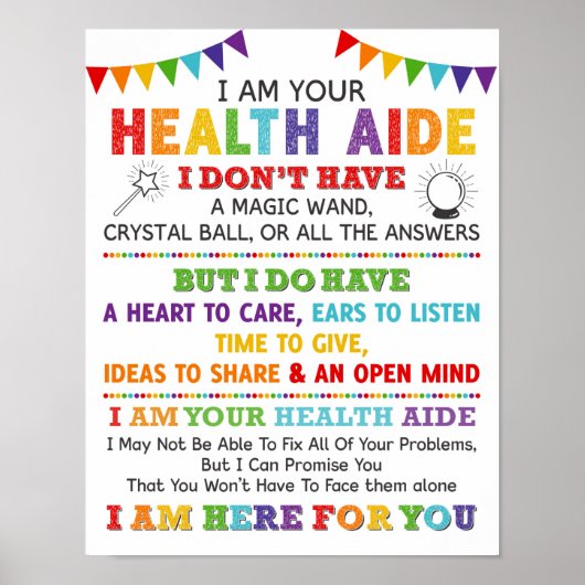 Ik ben je gezondheidsassistent Poster (Voorkant)