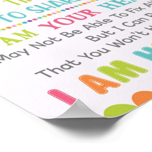 Ik ben je gezondheidsassistent Poster (Hoek)