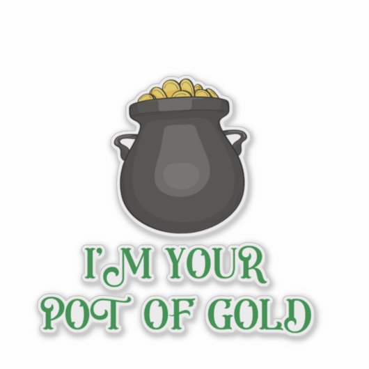 Ik ben je goudstip sticker (Voorkant)