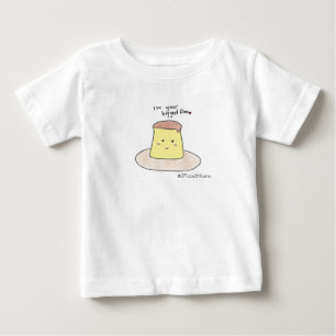 Ik ben je grootste Baby T-shirt met flan