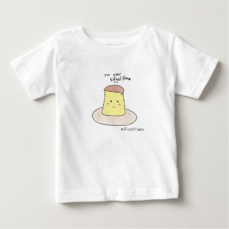 Ik ben je grootste Baby T-shirt met flan