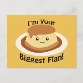 Ik ben je grootste Flan. Briefkaart (Voorkant)