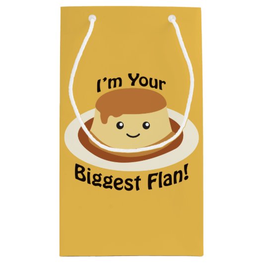 Ik ben je grootste Flan. Klein Cadeauzakje (Achterkant)