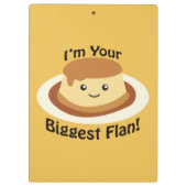 Ik ben je grootste Flan. Klembord (Achterkant)