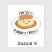 Ik ben je grootste Flan. Sticker (Vel)