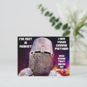 IK BEN JE GROOTVADER grappig aanpasbaar Briefkaart (Staand voorkant)