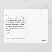 IK BEN JE GROOTVADER grappig aanpasbaar Briefkaart (Achterkant)