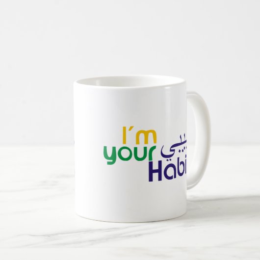 Ik ben je Habibi Koffiemok (Voorkant rechts)