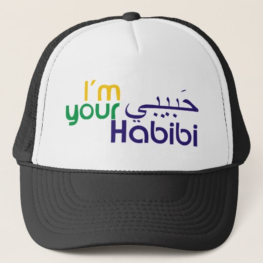 Ik ben je Habibi Trucker Pet (Voorkant)