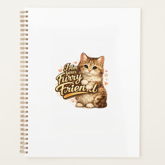 Ik Ben Je Harige Vriend Kat Ontwerp Planner (Voorkant)