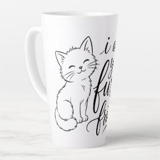 Ik Ben Je Harige Vriend Knuffig Huisdierontwerp Latte Mok