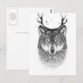 Ik ben je hert briefkaart (Voorkant / Achterkant)