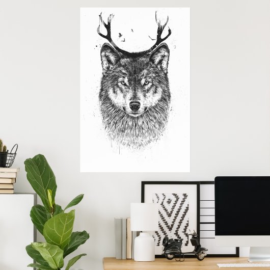 Ik ben je hert poster (Thuiskantoor)