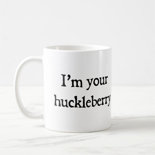 Ik ben je huckleberry koffiemok (Links)