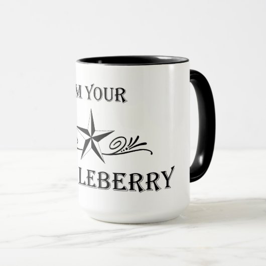 Ik ben je Huckleberry mok (Voorkant rechts)