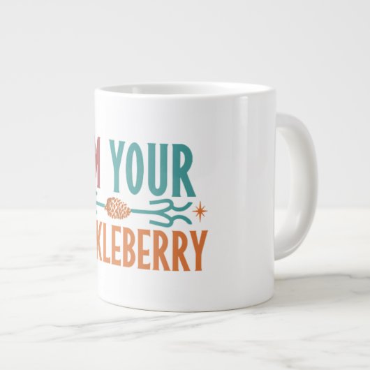 Ik ben je Huckleberry Mok. Super grote Mok (Voorkant rechts)