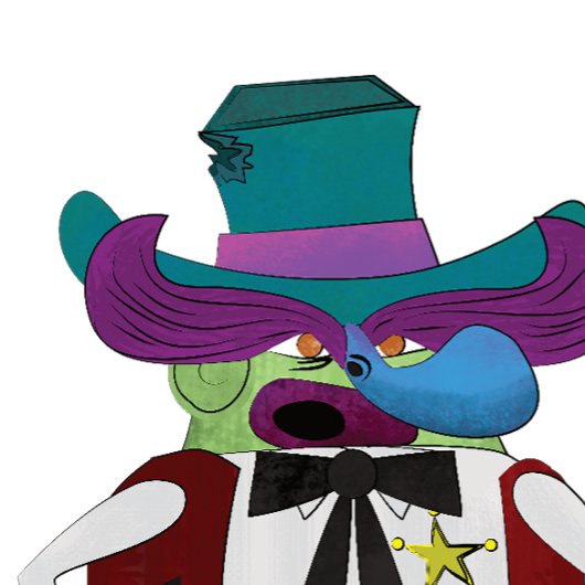 Ik ben je Huckleberry Sticker