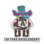 Ik ben je Huckleberry Sticker (Voorkant)