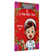 Ik ben je huidige verpleegster, gepersonaliseerd k klembord (Rechts)