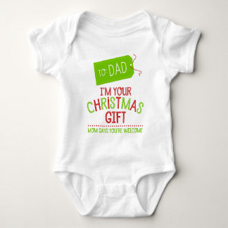 Ik ben je kerstcadeau, mama zegt dat je welkom ben romper