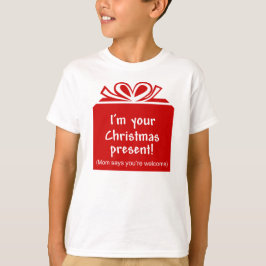 Ik ben je kerstcadeautje baby shirt