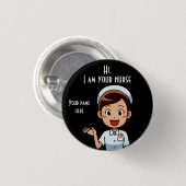 Ik ben je kleine zuster, 1¼ inch Button (Voorkant /achterkant)