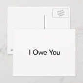 Ik ben je kwijt briefkaart (Voorkant / Achterkant)