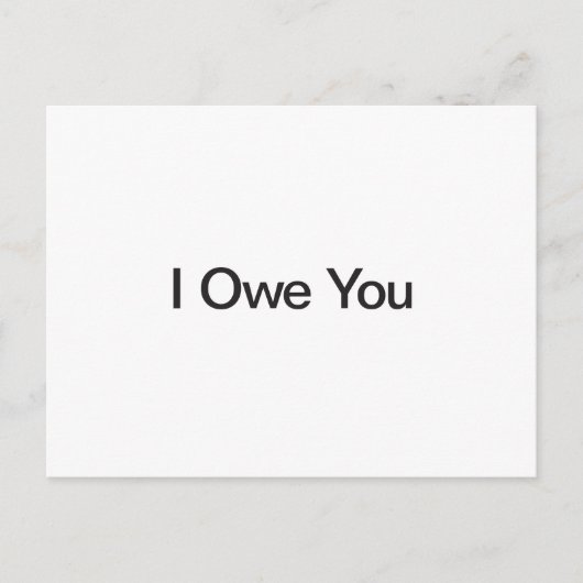 Ik ben je kwijt briefkaart (Voorkant)