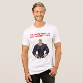 IK BEN JE MENTOR, NIET JE MOEDER Tri-Blend SHIRT (Voorkant volledig)