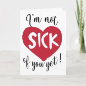 Ik ben je nog niet beu, Valentijn Kaart (Voorkant)