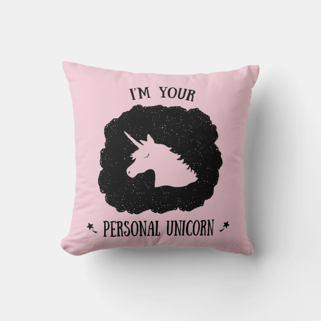 Ik ben je persoonlijke Unicorn Kussen (Voorkant)