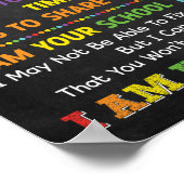 Ik ben je schoolpsycholoog Poster (Hoek)