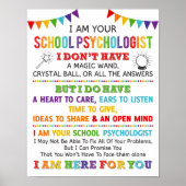 Ik ben je schoolpsycholoog Poster (Voorkant)