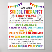 Ik ben je schooltherapeutisch Poster (Voorkant)