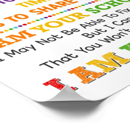 Ik ben je schoolverpleegster Poster (Hoek)