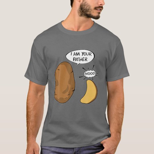 Ik ben je vader... aardappel... pap... t-shirt (Voorkant)