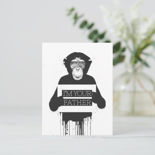 Ik ben je vader briefkaart (Staand voorkant)