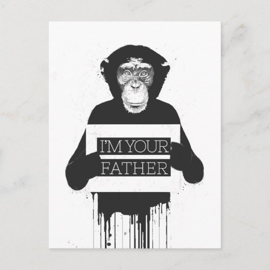 Ik ben je vader briefkaart (Voorkant)