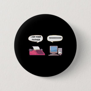 Ik Ben Je Vader Computer Grappige Gamer Geek Nerd Ronde Button 5,7 Cm