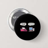 Ik Ben Je Vader Computer Grappige Gamer Geek Nerd Ronde Button 5,7 Cm (Voorkant /achterkant)