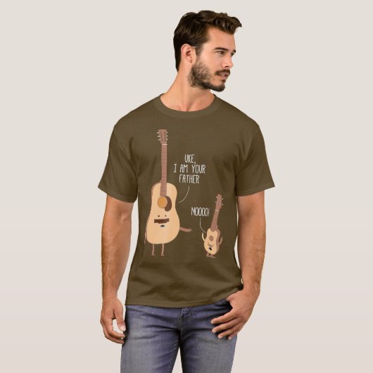 Ik ben je vader en Shirt Ukulele Guitar (Voorkant volledig)