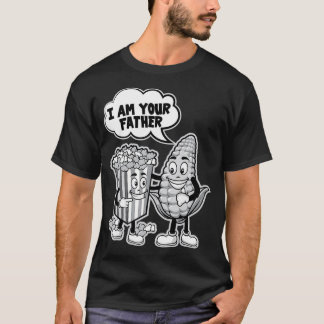 Ik ben je vader, liefdespopcorn voor mannen, grapp t-shirt