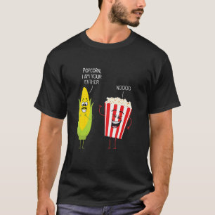 Ik ben je vader Nooo Funny Popcorn Snack Popcorn T-shirt