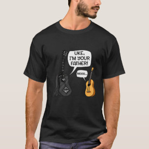 Ik ben je vader T-shirt Ukulele Guitar Music