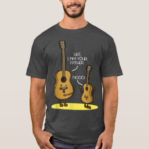 Ik ben je vader Ukulele Funny Guitar Music 30 T-shirt