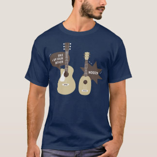 Ik ben je vader Ukulele Guitar Music3088 T-shirt