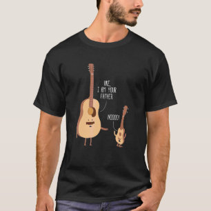 Ik ben je vader Ukulele Guitar Music Apparel T-shirt