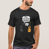 Ik ben je vader Ukulele Guitar Music T-shirt (Voorkant)