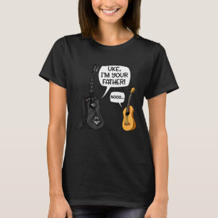 Ik ben je vader Ukulele Guitar Music T-shirt